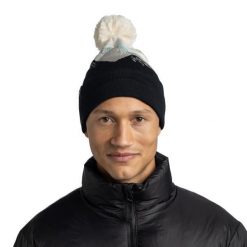 Czapka BUFF KNITTED BEANIE TATIK. Czarne czapki zimowe Buff, bez wzorów, sportowe. W wyprzedaży za 118.93 zł.