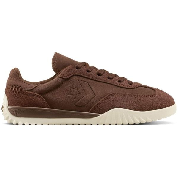 Buty sportowe Converse Run Star Trainer Suede. Brązowe buty treningowe Converse, bez wzorów, z materiału, bez zapięcia. Za 590.00 zł.