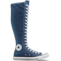 Buty sportowe damskie Converse Chuck Taylor All Star. Niebieskie buty sportowe lifestyle Converse, bez wzorów, retro, bez zapięcia. Za 448.75 zł.
