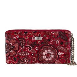 Portfel damski skórzany czerwony BajuBaj duży ręcznie szyty PD2403s167RFID. Czerwone portfele bez wzorów. Za 180.50 zł.