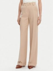 Maryley Spodnie materiałowe 25EB537/M26/43PG Beżowy Regular Fit. Brązowe spodnie materiałowe Maryley, bez wzorów, z materiału. Za 189.99 zł.