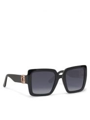 Guess Okulary przeciwsłoneczne GU00103 Czarny. Czarne okulary przeciwsłoneczne Guess, z aplikacjami, z tworzywa sztucznego, plastikowe. Za 499.99 zł.