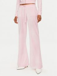 Juicy Couture Spodnie dresowe Caisa JCSEBJ008 Różowy Slim Fit. Czerwone spodnie dresowe Juicy Couture, bez wzorów, z bawełny. Za 129.99 zł.