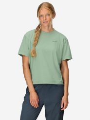 Marmot Koszulka funkcyjna "AirExchange" w kolorze zielonym rozmiar: M. Zielone t-shirty sportowe Marmot, m, bez wzorów, bez ramiączek, outdoorowe. Za 78.99 zł.