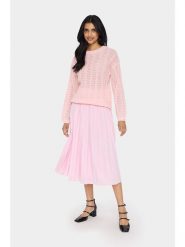 SAINT TROPEZ Sweter w kolorze jasnoróżowym rozmiar: M. Różowe swetry Saint Tropez, m, bez wzorów, z wełny, bez ramiączek. Za 147.95 zł.