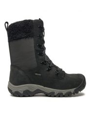 Keen Śniegowce Greta Tall Waterproof 1029410 Czarny. Czarne śniegowce Keen, bez wzorów, ze skóry, bez zapięcia. Za 799.99 zł.