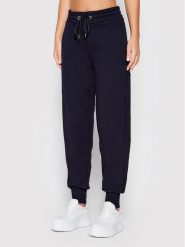 United Colors Of Benetton Spodnie dresowe 3J68P0509 Granatowy Regular Fit. Niebieskie spodnie dresowe United Colors Of Benetton, bez wzorów, z bawełny. Za 239.99 zł.
