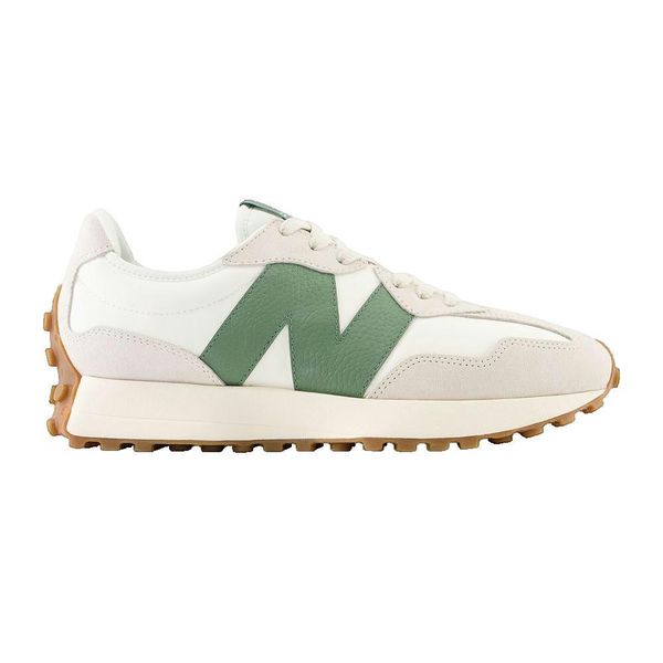 Buty Dorosły New Balance 327 biały. Białe buty do biegania New Balance, bez wzorów, bez zapięcia, do biegania. Za 616.75 zł.