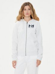 Helly Hansen Bluza W Hh Logo Full Zip Hoodie 2.0 34461 Biały Regular Fit. Białe bluzy Helly Hansen, m, bez wzorów, z bawełny, bez ramiączek, bez kaptura. Za 249.99 zł.