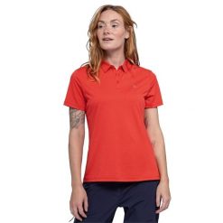 Koszulka polo damska Schöffel Circ Tauron. Czerwone t-shirty sportowe Schöffel, bez wzorów, bez ramiączek. Za 269.99 zł.