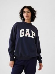 GAP Bluza w kolorze granatowym rozmiar: XL. Niebieskie bluzy GAP, xl, bez wzorów, bez kaptura. Za 114.71 zł.