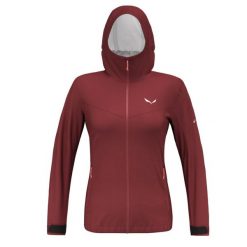 Kurtka przeciwdeszczowa damska Salewa Puez Aqua 4 PTX 2.5L Jacket. Czerwone kurtki Salewa, l, bez wzorów, z materiału, bez kaptura, trekkingowe. Za 522.55 zł.