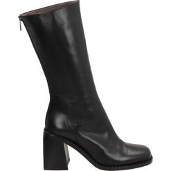 BOTKI DAMSKIE 3019 VITEL NERO. Botki Venezia, bez wzorów, ze skóry, bez obcasa, bez zapięcia. Za 639.00 zł.