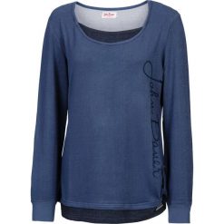 Tunika bonprix żółto-czarny. Żółte bluzy bonprix, bez wzorów, bez kołnierzyka, bez ramiączek. Za 74.99 zł.