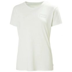T-shirt damski Helly Hansen Skog graphic. Zielone t-shirty Helly Hansen, s, bez wzorów, sportowe, bez kołnierzyka, bez ramiączek. Za 277.50 zł.