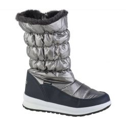 Buty CMP Holse W 39Q4996-U303 srebrny. Szare śniegowce bez wzorów, z materiału, za kostkę, bez zapięcia. Za 470.29 zł.