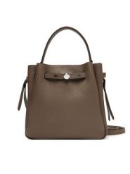 Tory Burch Torebka Romy Bucket Bag 166982 Brązowy. Brązowe torebki klasyczne Tory Burch, bez wzorów, ze skóry, bez dodatków. Za 2,129.00 zł.