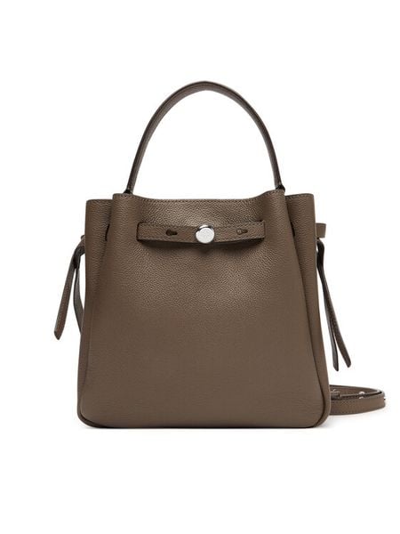 Tory Burch Torebka Romy Bucket Bag 166982 Brązowy. Brązowe torebki klasyczne Tory Burch, bez wzorów, ze skóry, bez dodatków. Za 2,129.00 zł.