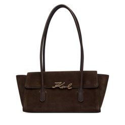 Torebka KARL LAGERFELD. Brązowe torebki klasyczne KARL LAGERFELD, bez wzorów, klasyczne, bez dodatków. Za 1,299.00 zł.