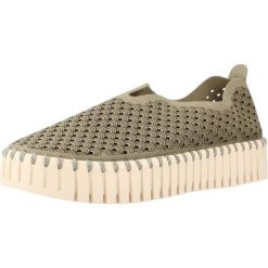 Buty ILSE JACOBSEN TULIP3373 Zielony. Zielone buty trekkingowe Ilse Jacobsen, bez wzorów, ze skóry, bez zapięcia, trekkingowe. Za 315.99 zł.
