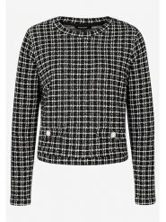 More & More Sweter w kolorze czarno-białym rozmiar: 36. Białe swetry More & More, bez wzorów, bez ramiączek. Za 154.43 zł.