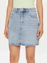 Vero Moda Spódnica jeansowa Tessa 10301536 Niebieski Regular Fit. Niebieskie spódnice Vero Moda, xs, bez wzorów, z bawełny. Za 129.99 zł.