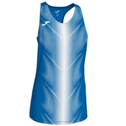 Damski tank top Joma Olympie. Białe topy Joma, bez wzorów, sportowe, bez kołnierzyka, bez ramiączek. W wyprzedaży za 85.45 zł.
