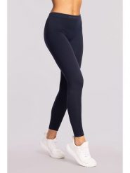 Spaio Legginsy termiczne "Play" w kolorze granatowym rozmiar: XL. Niebieskie legginsy Spaio, xl, bez wzorów, z materiału, outdoorowe. Za 131.12 zł.