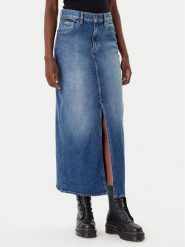 G-Star Raw Spódnica jeansowa Viktoria D24385-E106 Niebieski Regular Fit. Niebieskie spódnice G-Star Raw, bez wzorów, z bawełny, retro. Za 419.99 zł.