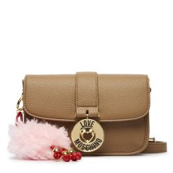 Torebka LOVE MOSCHINO. Brązowe listonoszki Love Moschino, bez wzorów, bez dodatków. Za 949.99 zł.