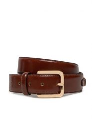 Guess Pasek Damski Not Coordinated Belts BW9165 P4335 Brązowy. Brązowe paski Guess, z aplikacjami, ze skóry. Za 179.99 zł.