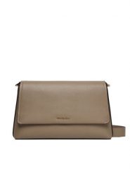 MICHAEL Michael Kors Torebka Nessa 30T5G8ZM3L Beżowy. Brązowe listonoszki MICHAEL Michael Kors, bez wzorów, ze skóry, bez dodatków. Za 939.99 zł.