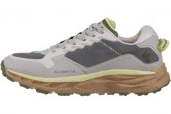 Buty do chodzenia damskie Fila Allavetta. Szare buty trekkingowe Fila, bez wzorów, z materiału, bez zapięcia, trekkingowe. Za 206.49 zł.