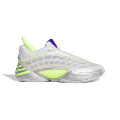 Buty do koszykówki adidas D.O.N. Issue 8. Szare buty treningowe adidas, bez wzorów, z materiału, bez zapięcia, do biegania. Za 517.50 zł.