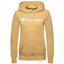 Bluza sportowa damska Champion Legacy. Żółte bluzy z kapturem Champion, na zimę, m, bez wzorów, z kapturem. Za 238.00 zł.