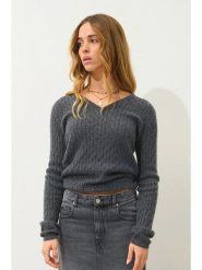 AUTHENTIC CASHMERE Kaszmirowy sweter "Grasmoor" w kolorze szarym rozmiar: XL. Szare swetry AUTHENTIC CASHMERE, xl, bez wzorów, z kaszmiru, bez ramiączek. Za 432.95 zł.