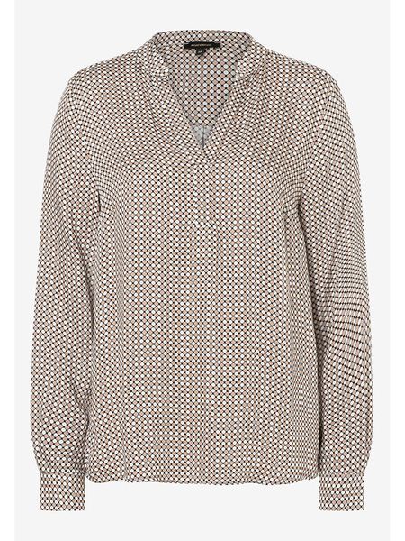 More & More Bluzka w kolorze beżowo-białym rozmiar: 34. Białe bluzki More & More, s, bez wzorów, z wiskozy, klasyczne, bez kołnierzyka, bez ramiączek. Za 74.81 zł.