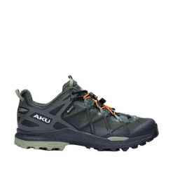 Buty trekkingowe Aku Rocket DFS GTX. Czarne buty trekkingowe Aku, bez wzorów, bez zapięcia, trekkingowe. Za 769.00 zł.