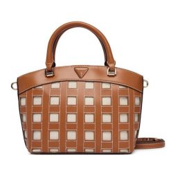 Torebka Guess. Brązowe torebki klasyczne Guess, z aplikacjami, bez dodatków. Za 584.99 zł.