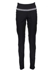 Crazy Spodnie funkcyjne w kolorze czarno-szarym rozmiar: M. Czarne spodnie dresowe Crazy, bez wzorów, z materiału, outdoorowe. Za 109.52 zł.