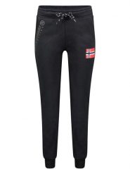 Geographical Norway Spodnie dresowe "Monbichon" w kolorze czarnym rozmiar: L. Czarne spodnie dresowe Geographical Norway, bez wzorów, z dresówki. Za 83.62 zł.