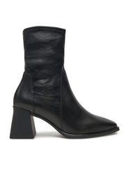 Vagabond Shoemakers Botki Hedda 5602-302-20 Czarny. Czarne botki Vagabond Shoemakers, bez wzorów, ze skóry, bez obcasa, na słupku, bez zapięcia. Za 579.99 zł.