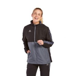 Kurtka Erima Six Wings. Czarne kurtki przeciwdeszczowe Erima, bez wzorów, z polaru, z kapturem. Za 298.00 zł.