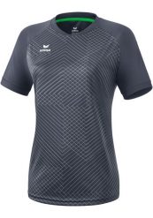 Damska koszulka Madryt 565 w kolorze szarym. Szare t-shirty sportowe Erima, bez wzorów, z materiału, bez ramiączek, do piłki nożnej. Za 227.99 zł.