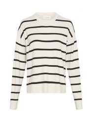 MOSS COPENHAGEN Sweter w kolorze kremowym rozmiar: XS/S. Brązowe swetry Moss Copenhagen, s, bez wzorów, z wiskozy, klasyczne, bez ramiączek. Za 145.94 zł.