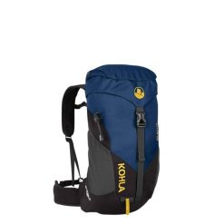 Plecak z siatką dystansową Kohla Active 22L - navy peony/lemon curry/caviar. Niebieskie plecaki KOHLA, bez wzorów, bez dodatków. Za 319.99 zł.