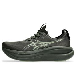 Buty Do Biegania Asics Gel-Nimbus 28 Dorosłych. Zielone buty do biegania ASICS, bez wzorów, z gumy, bez zapięcia, do biegania. Za 891.30 zł.