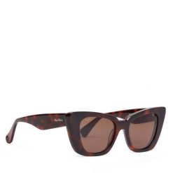 Okulary przeciwsłoneczne Max Mara. Brązowe okulary przeciwsłoneczne Max Mara, bez wzorów. Za 679.99 zł.