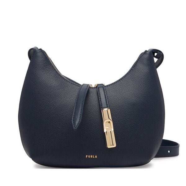 Torebka Furla. Niebieskie torebki klasyczne Furla, bez wzorów, klasyczne, bez dodatków. Za 809.99 zł.