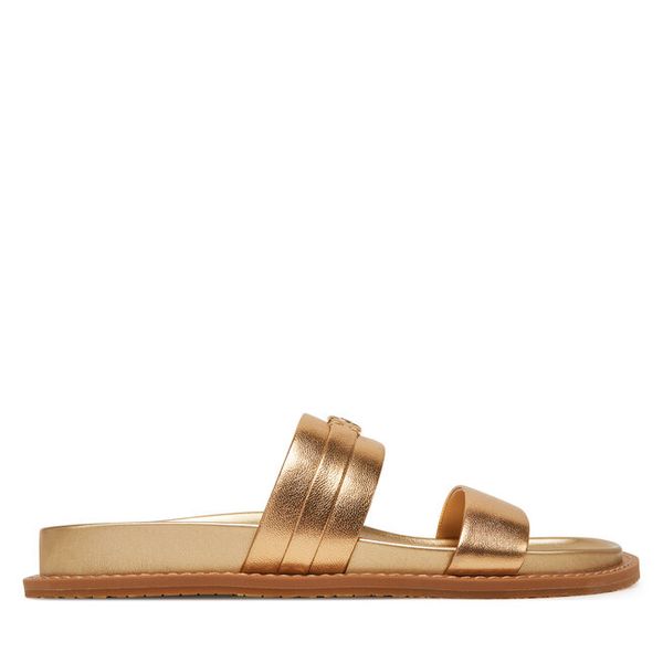 Klapki MICHAEL Michael Kors. Żółte klapki MICHAEL Michael Kors, bez wzorów, bez obcasa, bez zapięcia. Za 399.99 zł.